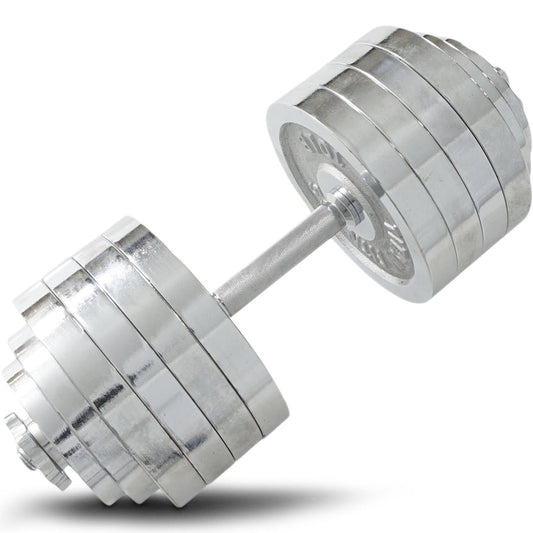METRIX X TITAN 200 LB Set Adjustable Chrome Dumbbells
