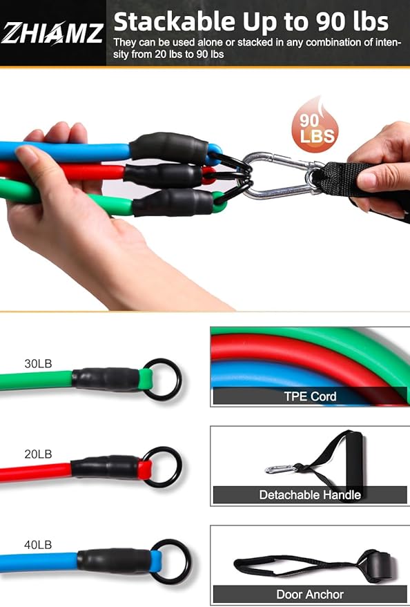 METRIX Resistance Loop Bands With Handles